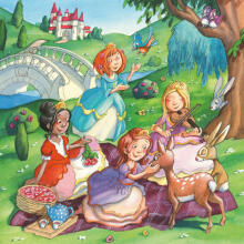 Ravensburger dėlionė 3x49 vnt Mažoji princesė