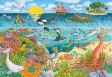 Ravensburger dėlionė 2x24 vnt. Piratai ir undinės