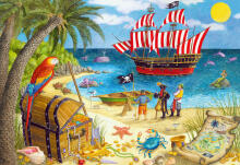 Ravensburger dėlionė 2x24 vnt. Piratai ir undinės