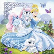 
Ravensburger dėlionė  3x49 vnt Princesės