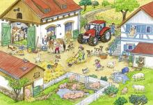 Ravensburger dėlionė 2x24 vnt. Linksmame kaimo gyvenime