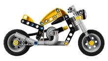 LEGO Technic Geltona Motociklas