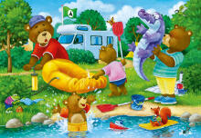Ravensburger dėlionė 2x24 vnt. Lokiai atostogauja
