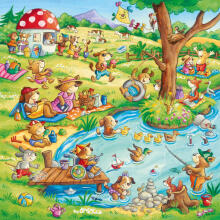 Ravensburger dėlionė 3x49 vnt. Atostogos kaime