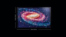 LEGO Art The Milky Way Galaxy Set, Space Model Kit for Adults to Build Art.31212 „Paukščių Tako“ sienų dekoras
