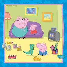 Ravensburger dėlionė 3x49 vnt Peppa Pig