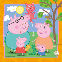 Ravensburger dėlionė 3x49 vnt Peppa Pig
