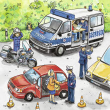 Ravensburger dėlionė 3x49 vnt Policijos veiksmas