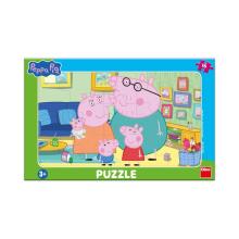 Dino Mažas Rėmelis Dėlionė: Peppa Didžioji Svetainėje