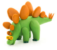 HEY CLAY modelino molio Stegosaurus