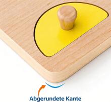 SYHLN Montessori Toy Wooden Art.294586 Montessori medinė dėlionės lenta