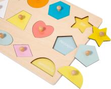 Adena Montessori Wooden Art.294587 Montessori medinė dėlionės lenta