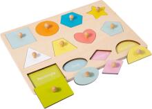 Adena Montessori Wooden Art.294587 Montessori medinė dėlionės lenta