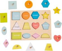 Adena Montessori Wooden Art.294587 Montessori medinė dėlionės lenta