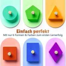 Larger Wooden Puzzle Art.294589 Montessori medinė dėlionės lenta
