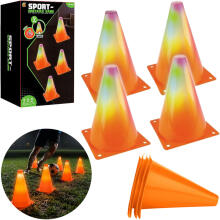 I-Toys Sport Art.294606 LED sportiniai treniruočių kūgiai, 4 vnt.