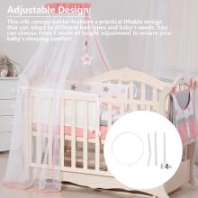 La Bebe™ Canopy Stand Art.294745 White Stable floor stand (mount) for canopy