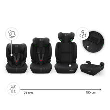KINDERKRAFT Automobilinė kėdutė COMFORT UP 2 PLUS i-Size juoda