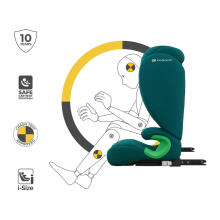KINDERKRAFT Automobilinė kėdutė JUNIOR FIX 2 PLUS i-Size žalia