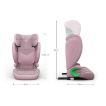 KINDERKRAFT Automobilinė kėdutė JUNIOR FIX 2 PLUS i-Size rožinė