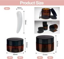 Brown Glass Ointment Jars Сream Art.294989
