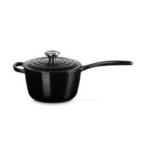 Ketaus puodas padažui &Oslash;16cm / 1.5L juodas