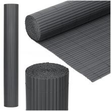 PVC uždangalas-maskavimo kilimėlis 400x100 cm balkonui, terasai, tvorai, tamsiai pilkas