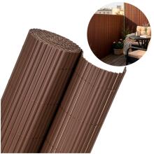PVC uždangalas-maskavimo kilimėlis 400x100 cm balkonui, terasai, tvorai, rudas