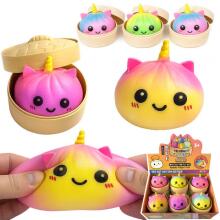 Bebe Basic Squishy Mesh Unicorn Dumpling Art.B-1704  Minkštas silikoninis antistresinis kamuoliukas (minkštas)