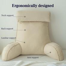 Basic CS Lline Care & Support Large Reading Pillow  Art.296548 Emerald Green Large reading pillow, back support pillow with removable neck cushion