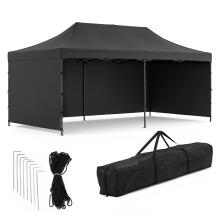 Sodo palapinė 3 x 6 m, juoda (GP0008)