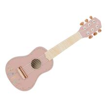 Little Dutch medinė gitara Safari Friends Pink FSC Art.7471