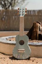 Little Dutch medinė gitara Safari Friends Green FSC Art.7470