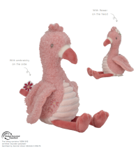 Little Dutch minkštas flamingas 17 cm Safari Friends GRS Art.8353