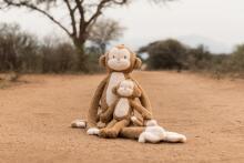 Little Dutch XL Cuddle Monkey 80 cm Safari Friends GRS Art.8351