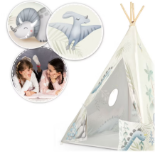 Nukido Tipi Dino Art. NK-407 palapinė vaikams - smėlinė