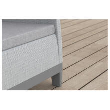Sodo baldų komplektas Scandi Forma Balcony Set šviesiai pilkas/tamsiai plieno pilkas
