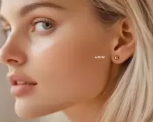 La Bebe™ Pure Silver 925 Classic Lumière Studs Art.2203472 Sidabriniai auskarai
