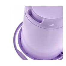 Dekoratyvinis kibirėlis 10L Ilvie &bdquo;Emoji Best Day&ldquo; &Oslash;30x28cm violetinis
