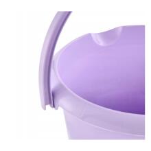 Dekoratyvinis kibirėlis 10L Ilvie &bdquo;Emoji Best Day&ldquo; &Oslash;30x28cm violetinis