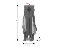 MILLY MALLY 445 Travel Crib Mirage Dark Grey