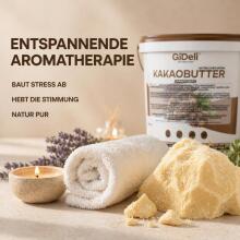 GiDeli Cocoa Butter  Art.297217 Kakavos riebalai, giliai drėkinantys ir atkuriantys, 1 kg