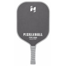 Pickleball teniso badmintono raketės rinkinys su 2 kamuoliais juodos ir pilkos spalvos