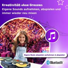 VTech Kidi DJ Drums Art.297323 Electronic Drums with Luminous Effects and Learning Mode