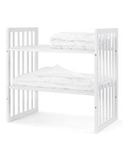 Waldin Baby Collection Bed Crib  7 in 1 Art.297432 White Daugiafunkcinė medinė transformuojama lovelė 7 viename