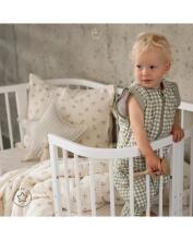 Waldin Baby Collection Bed Crib  7 in 1 Art.297432 White Daugiafunkcinė medinė transformuojama lovelė 7 viename
