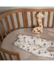 Waldin Oval Baby Collection Bed Crib  7 in 1 Art.297435 Vintage Daugiafunkcinė medinė transformuojama lovelė 7 viename
