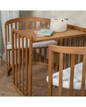 Waldin Oval Baby Collection Bed Crib  7 in 1 Art.297435 Vintage Daugiafunkcinė medinė transformuojama lovelė 7 viename
