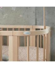 Waldin  Bed Crib  5 in 1 Art.297436 Natural Wood Multifunctional wooden 5-in-1 transforming crib