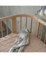 Waldin  Bed Crib  5 in 1 Art.297436 Natural Wood Multifunctional wooden 5-in-1 transforming crib
